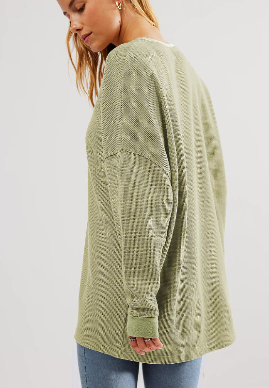 Sweatshirt mit Rundhalsausschnitt und langen Ärmeln