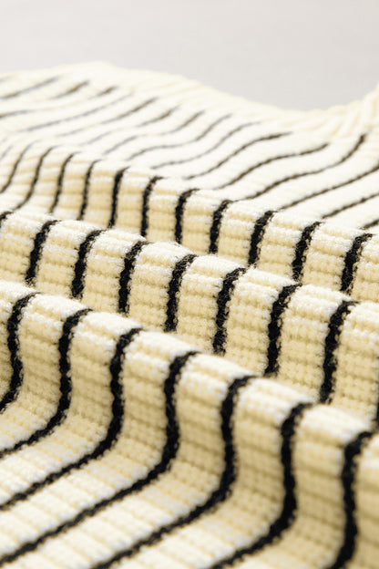 Gestreiftes Tanktop mit Kragen