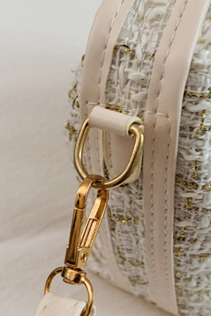 Gewebte Umhängetasche mit abnehmbarem Riemen