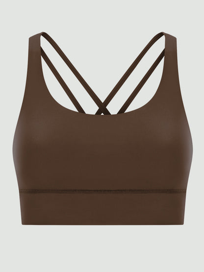 Millennia – Aktives Tanktop mit überkreuztem U-Ausschnitt