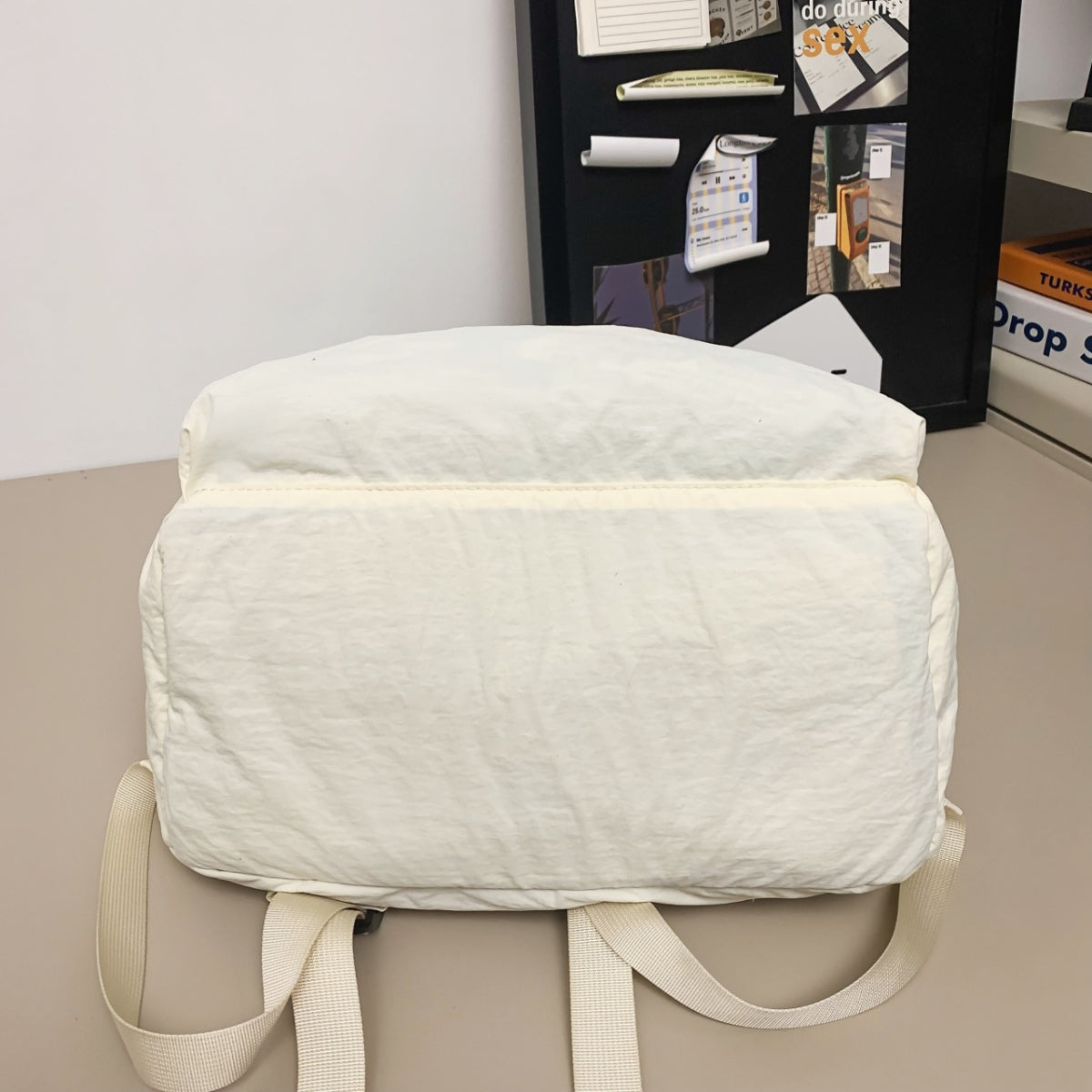 Rucksack aus Nylon mit Kordelzug