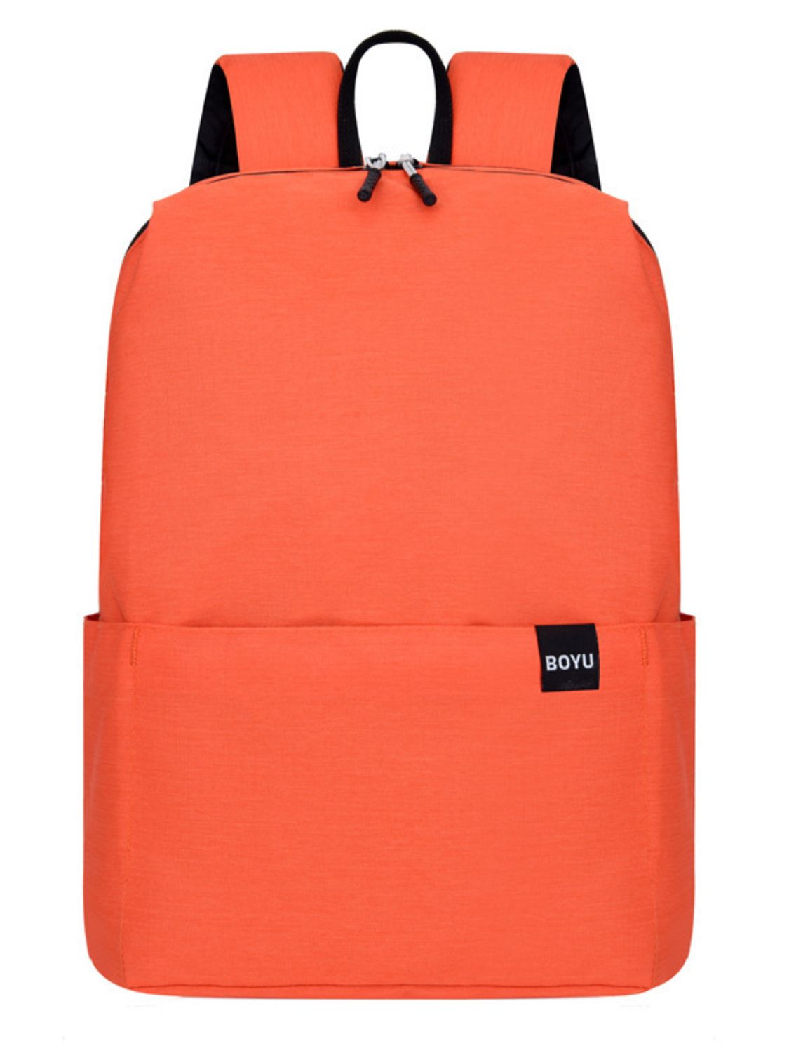 Einfarbiger Rucksack aus Nylon