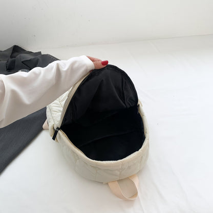 Gesteppte Rucksacktasche aus Polyester