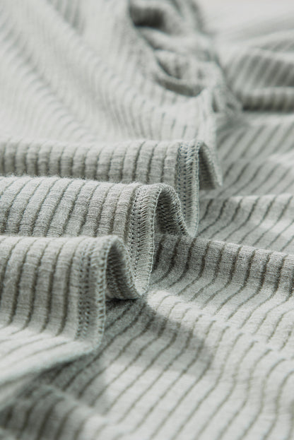 Strukturiertes, langärmliges Cover-Up mit offener Vorderseite