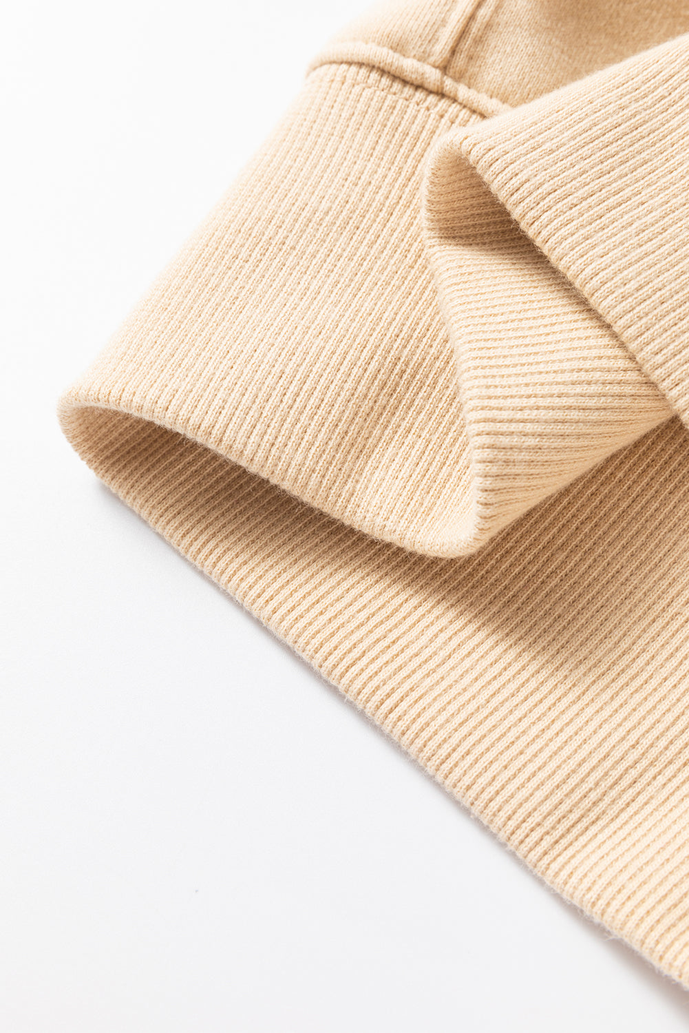 Sweatshirt mit kontrastierendem Rundhalsausschnitt und langen Ärmeln