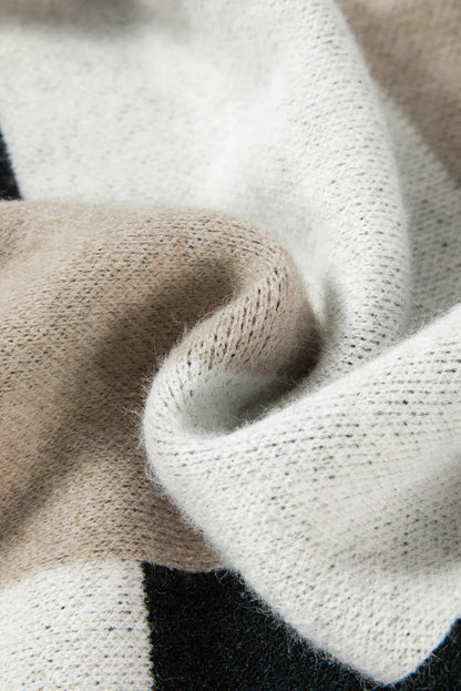 Pullover mit Rundhalsausschnitt und langen Ärmeln in Farbblock-Optik