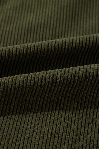 Langarmjacke mit kontrastierendem Baseballkragen und Druckknöpfen