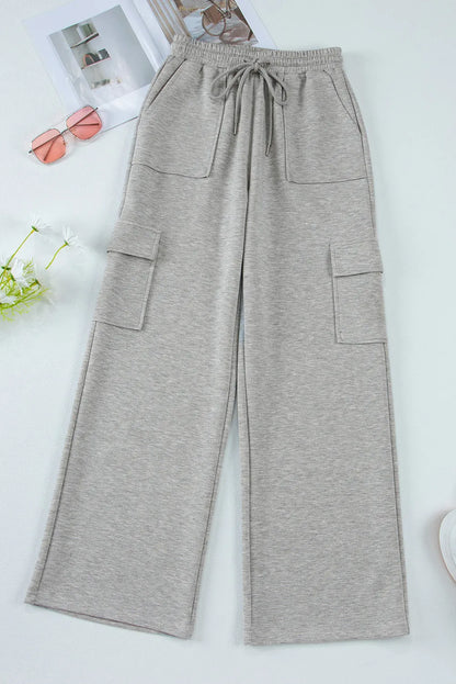 Aktivhose mit Kordelzug und Taschen