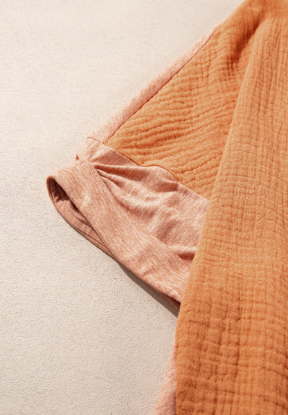 T-Shirt mit Rundhalsausschnitt und Herz-Patch