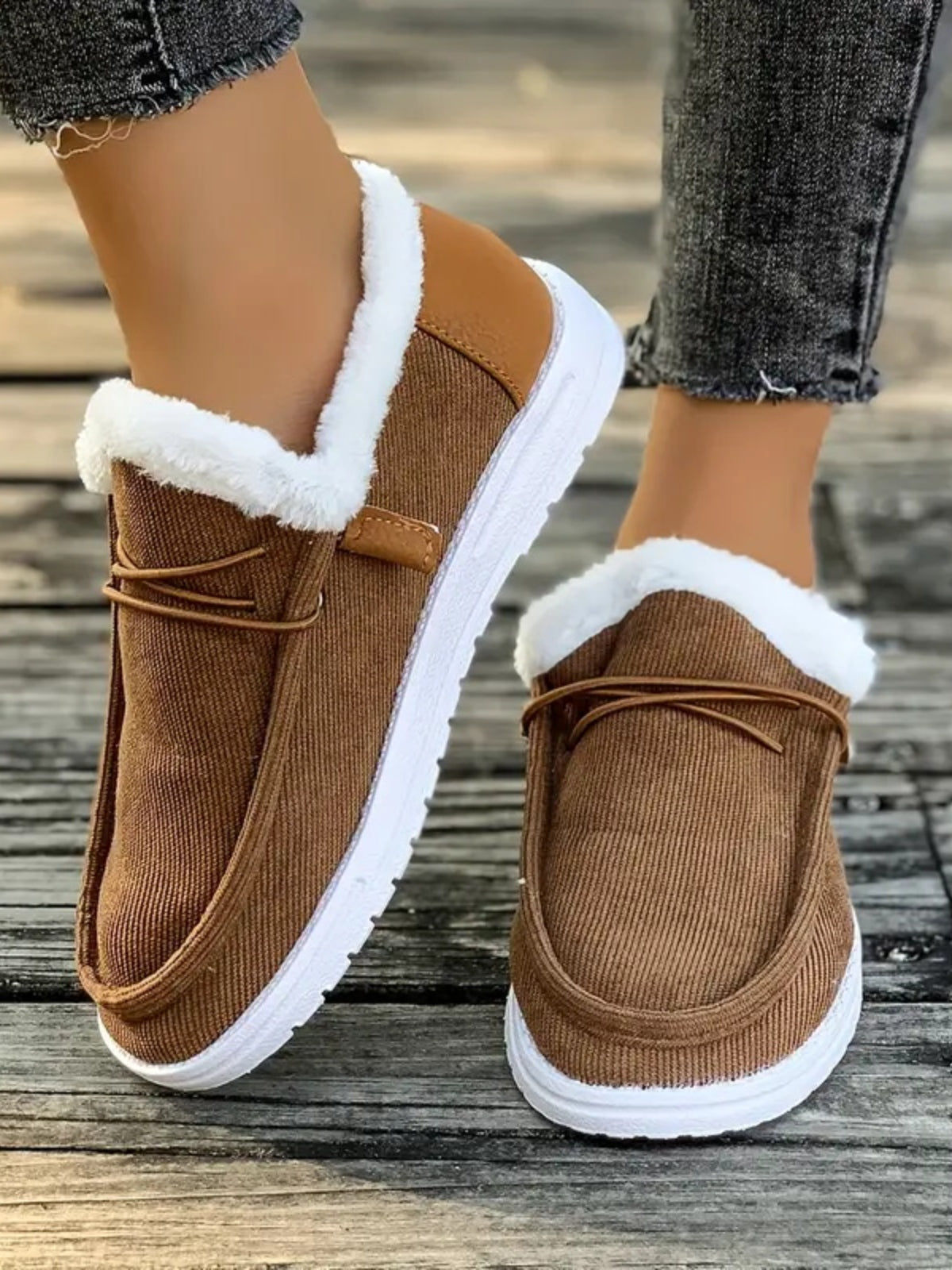 Fluff – Flache Slipper mit runder Zehenpartie