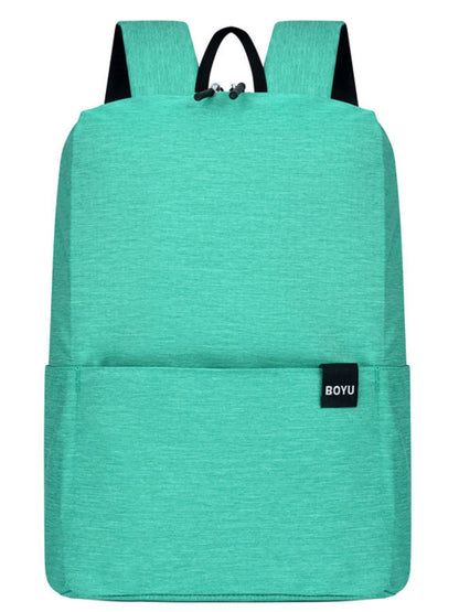 Einfarbiger Rucksack aus Nylon