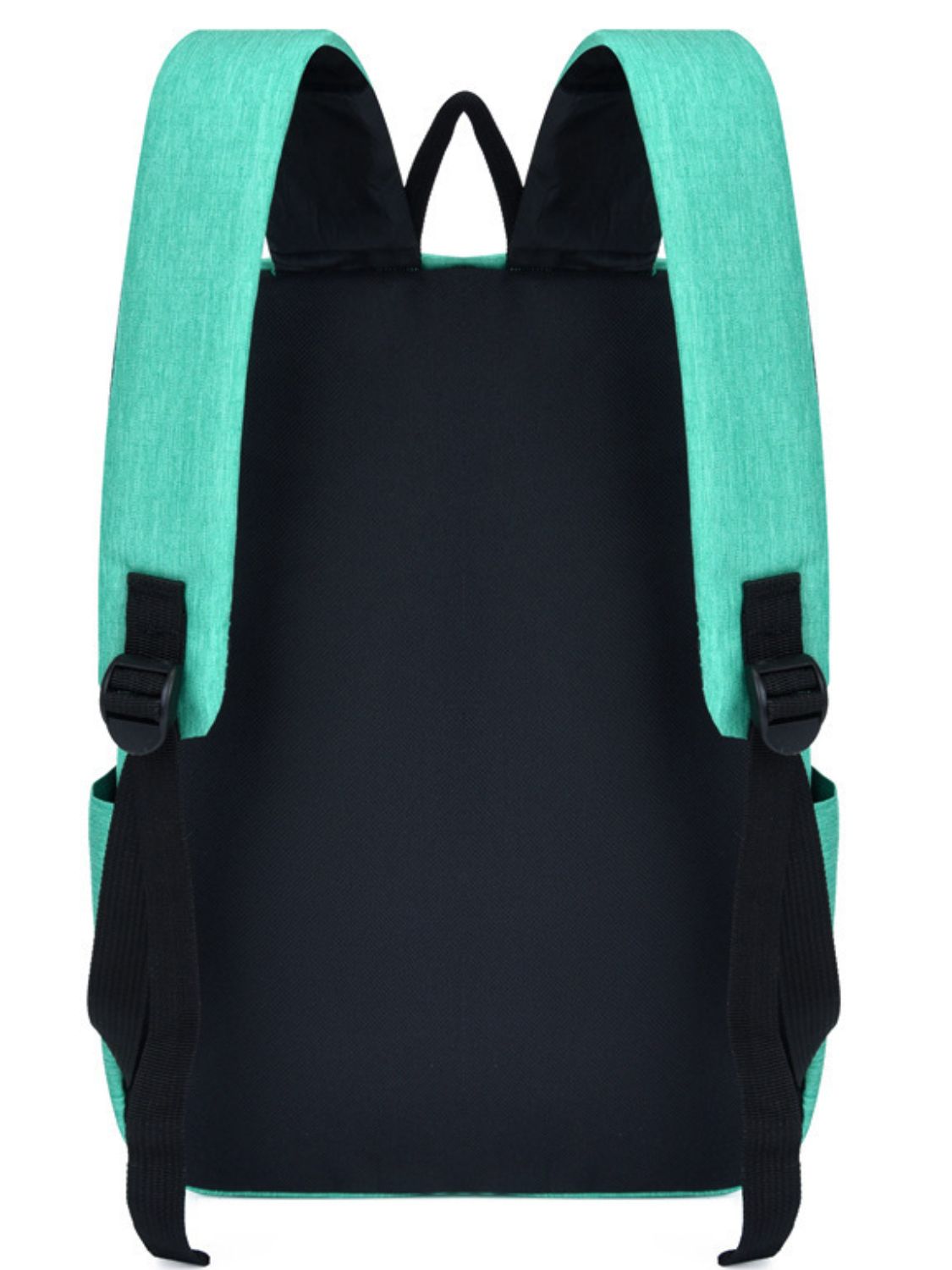 Einfarbiger Rucksack aus Nylon