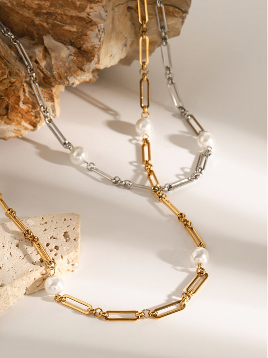 Perlenkette aus Edelstahl