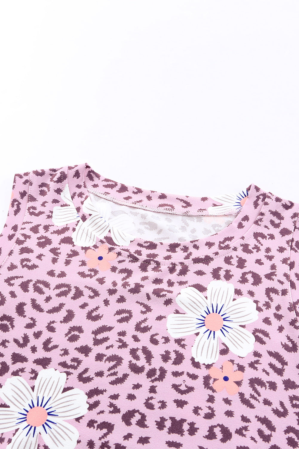 Tanktop mit Rundhalsausschnitt und Seitenschlitz