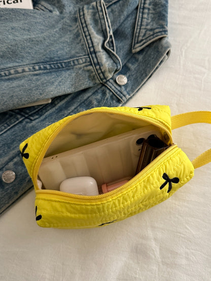 Armband mit kontrastierender Textur und Schleife