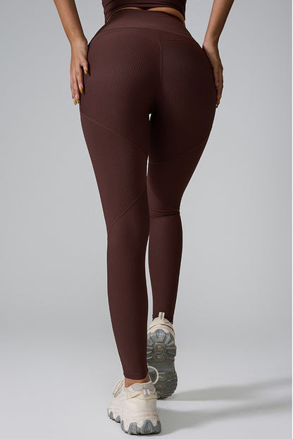 Aktive Leggings mit hoher Taille