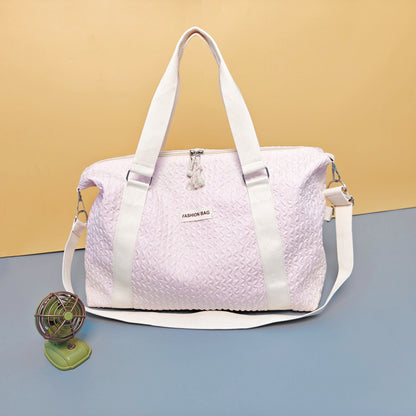 Reisetasche aus strukturiertem Nylon