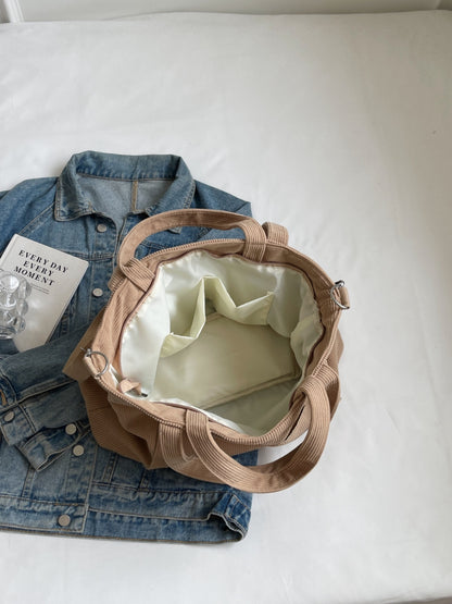 Große Tragetasche aus Cord