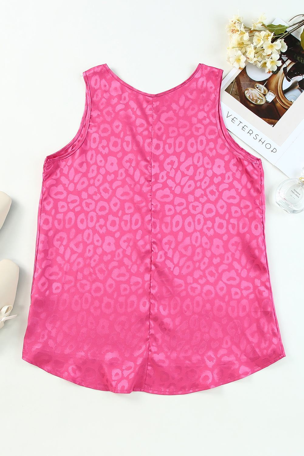 Sweet Days Tanktop mit Rundhalsausschnitt und Leopardenmuster