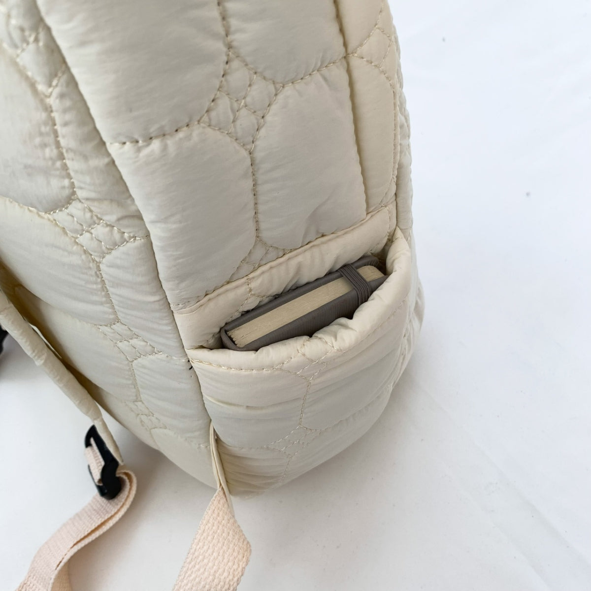 Gesteppte Rucksacktasche aus Polyester