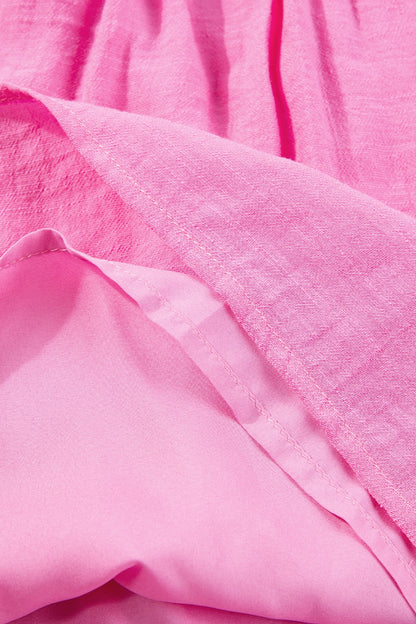 Bluse mit Rüschen und Flügelärmeln