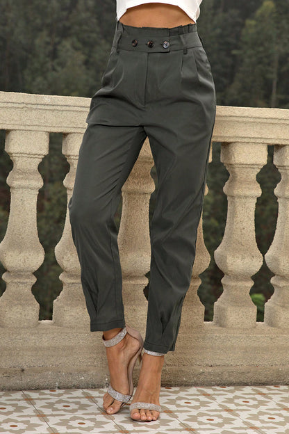 Kurze Hose mit hoher Taille