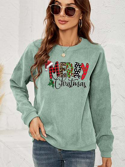 FROHE WEIHNACHTEN Grafik-Sweatshirt
