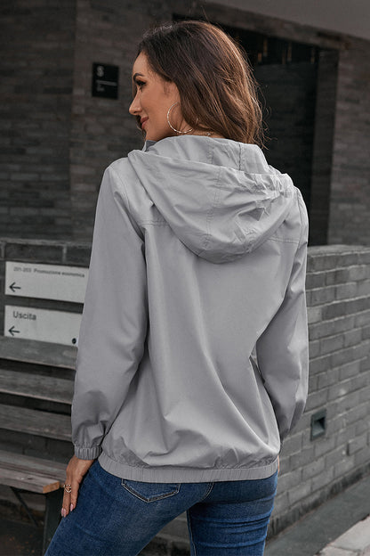 Button-Down-Langarm-Sportjacke