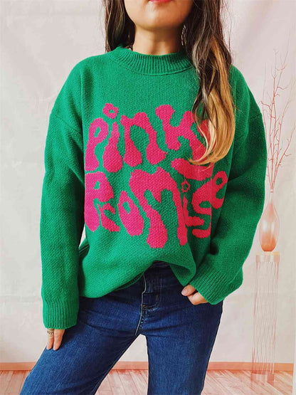 PINKY PROMISE Pullover mit Grafik