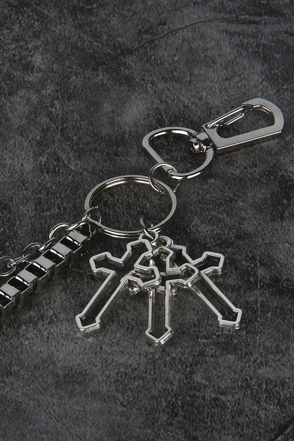 Doppellagige Taillenkette mit Kreuz