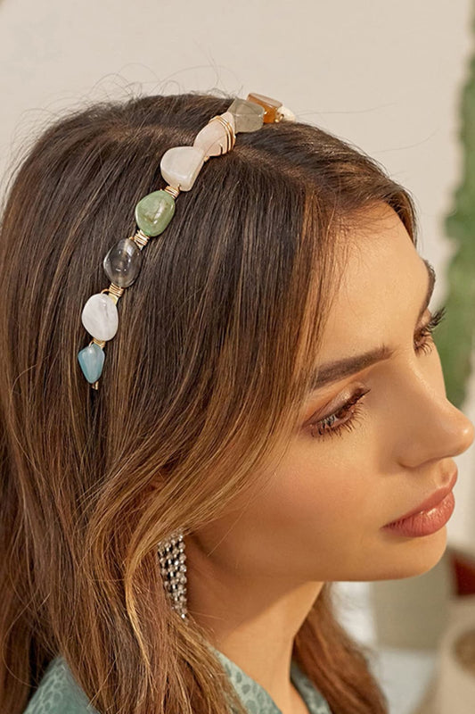 Diadema de cobre y resina