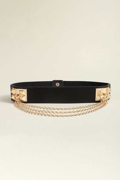Elastischer Gürtel mit Kette