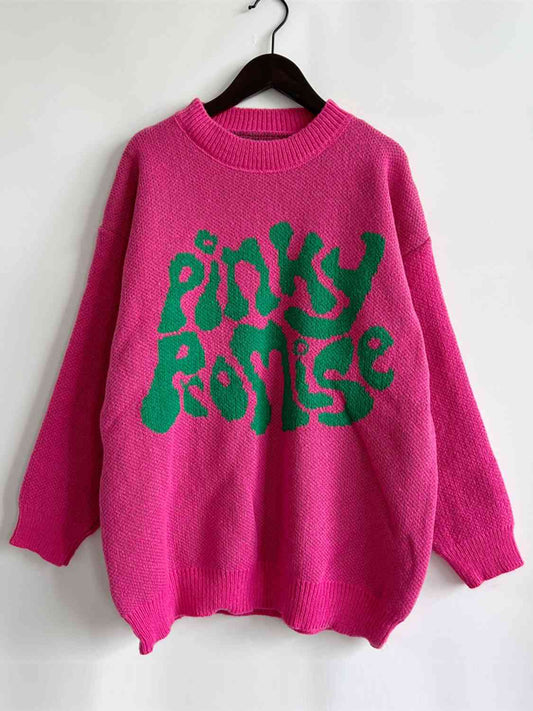 PINKY PROMISE Pullover mit Grafik