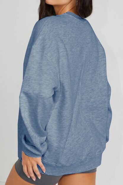 Simply Love – Simply Love – Sweatshirt mit Grafik „DOG MOM“ in voller Größe