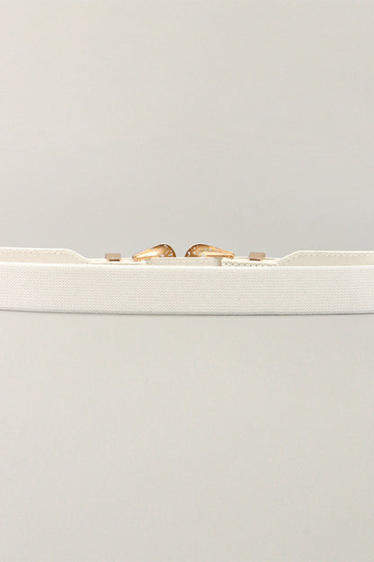 Elastischer Gürtel mit doppelter Schnalle