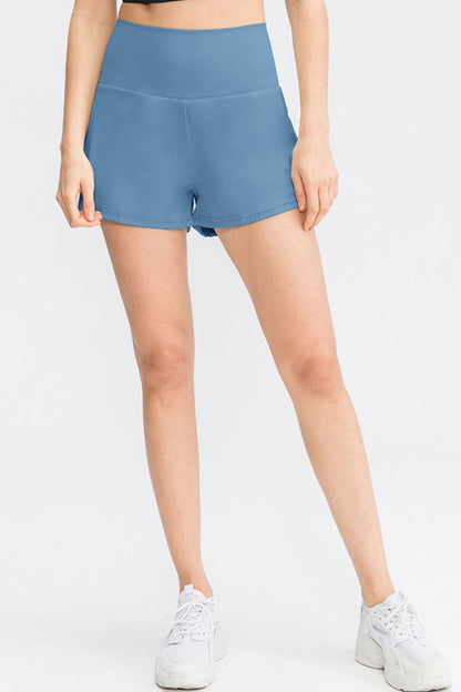 Sportshorts mit breitem Bund und Taschen