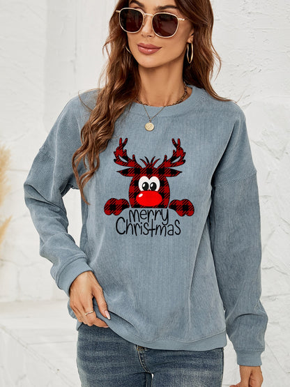 FROHE WEIHNACHTEN Grafik-Sweatshirt