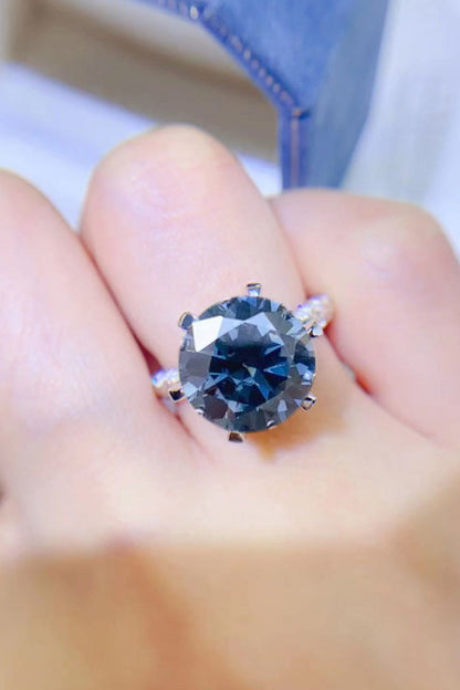 5 Karat Moissanit 925 Sterling Silber Ring