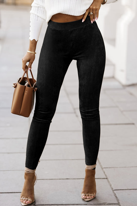 Enge Leggings mit hoher Taille