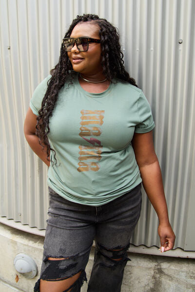 Simply Love – MAMA – Kurzärmliges T-Shirt in voller Größe