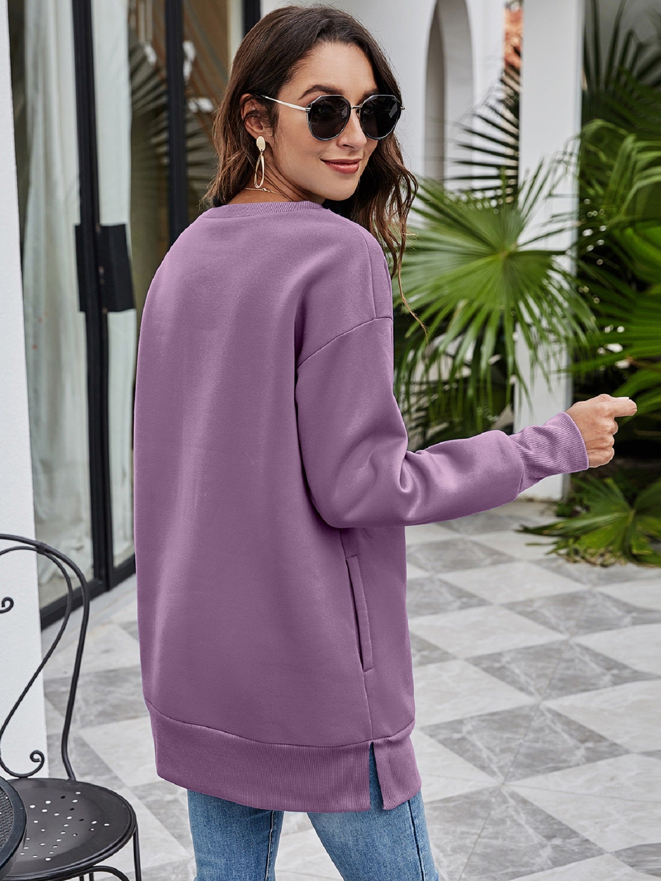 FROHE WEIHNACHTEN, IHNEN ALLE Grafik-Sweatshirt