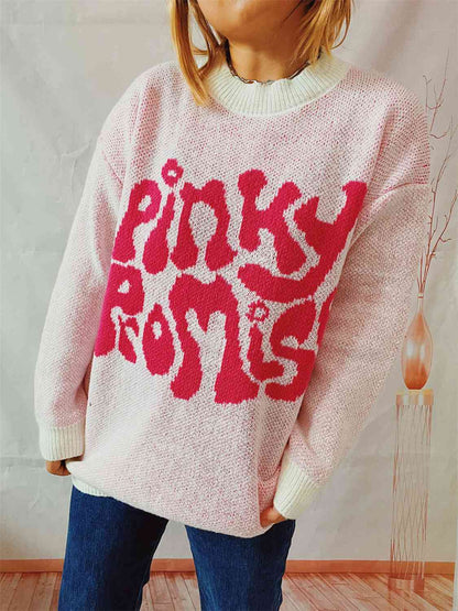 PINKY PROMISE Pullover mit Grafik