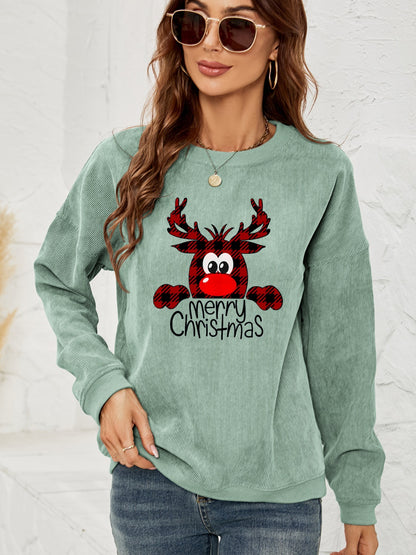FROHE WEIHNACHTEN Grafik-Sweatshirt
