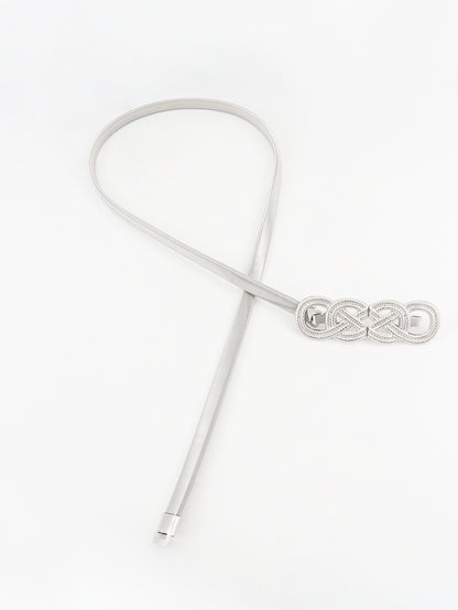 Gürtel mit Knotenschnalle aus Metall