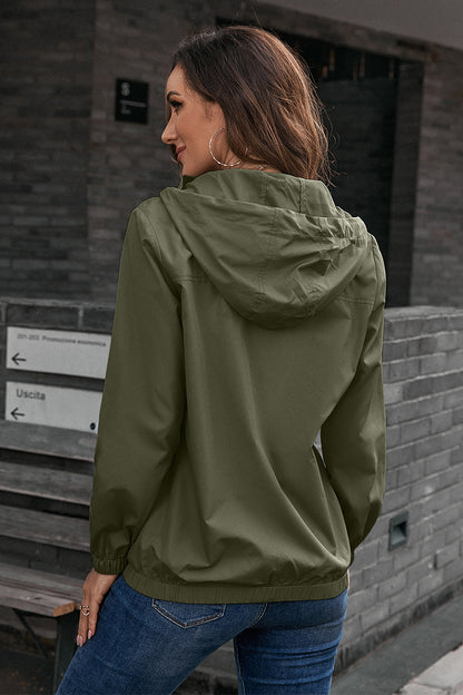 Button-Down-Langarm-Sportjacke