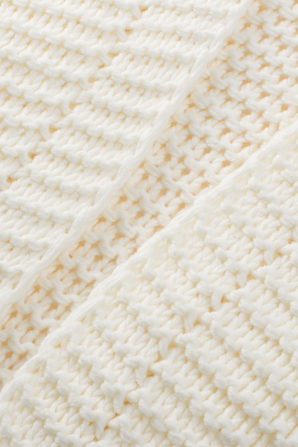 Langer Cardigan mit offener Vorderseite