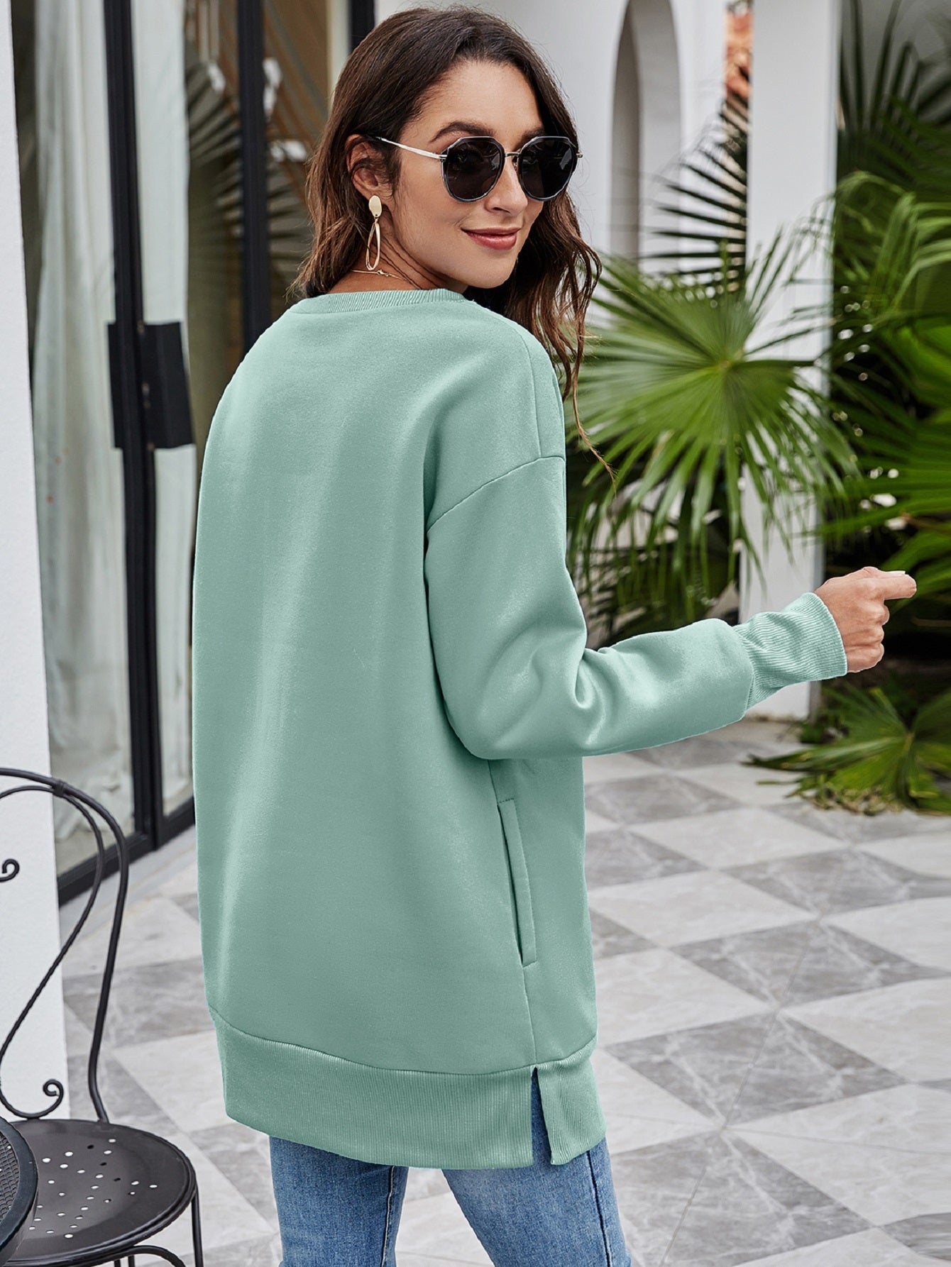 FROHE WEIHNACHTEN, IHNEN ALLE Grafik-Sweatshirt