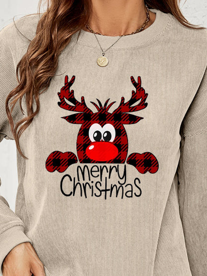 FROHE WEIHNACHTEN Grafik-Sweatshirt