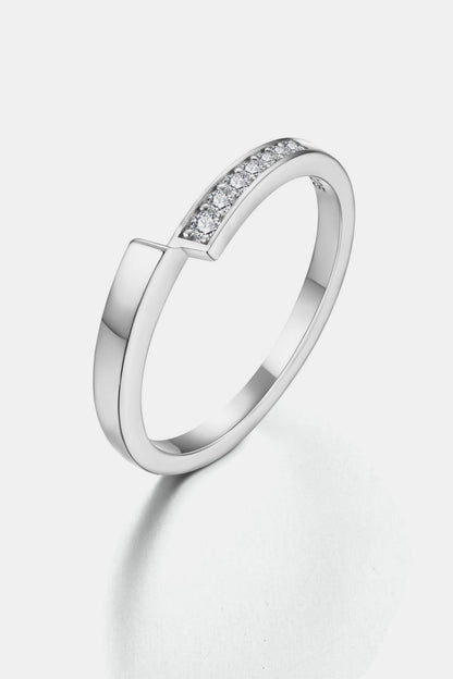Moissanit 925 Sterling Silber Ring
