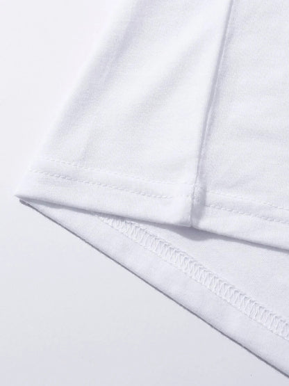 HAPPY EASTER T-Shirt mit Rundhalsausschnitt und kurzen Ärmeln